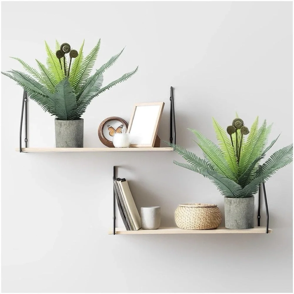 2 Pack Small Fake Plants Potted Artificial Plants Indoor Bathroom Decor New